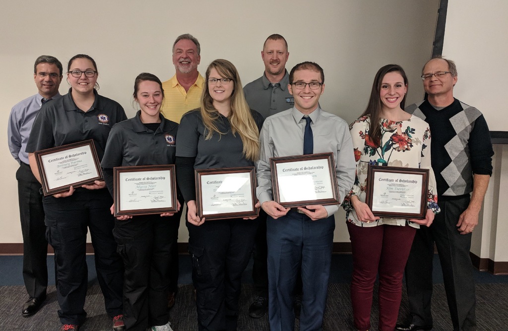 Seven Local EMS Students Awarded Scholarships at Winter Aurora BayCare EMS Huddle